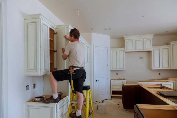 Open concept kitchen conversion in Princeton by JMT Kitchen Cabinet